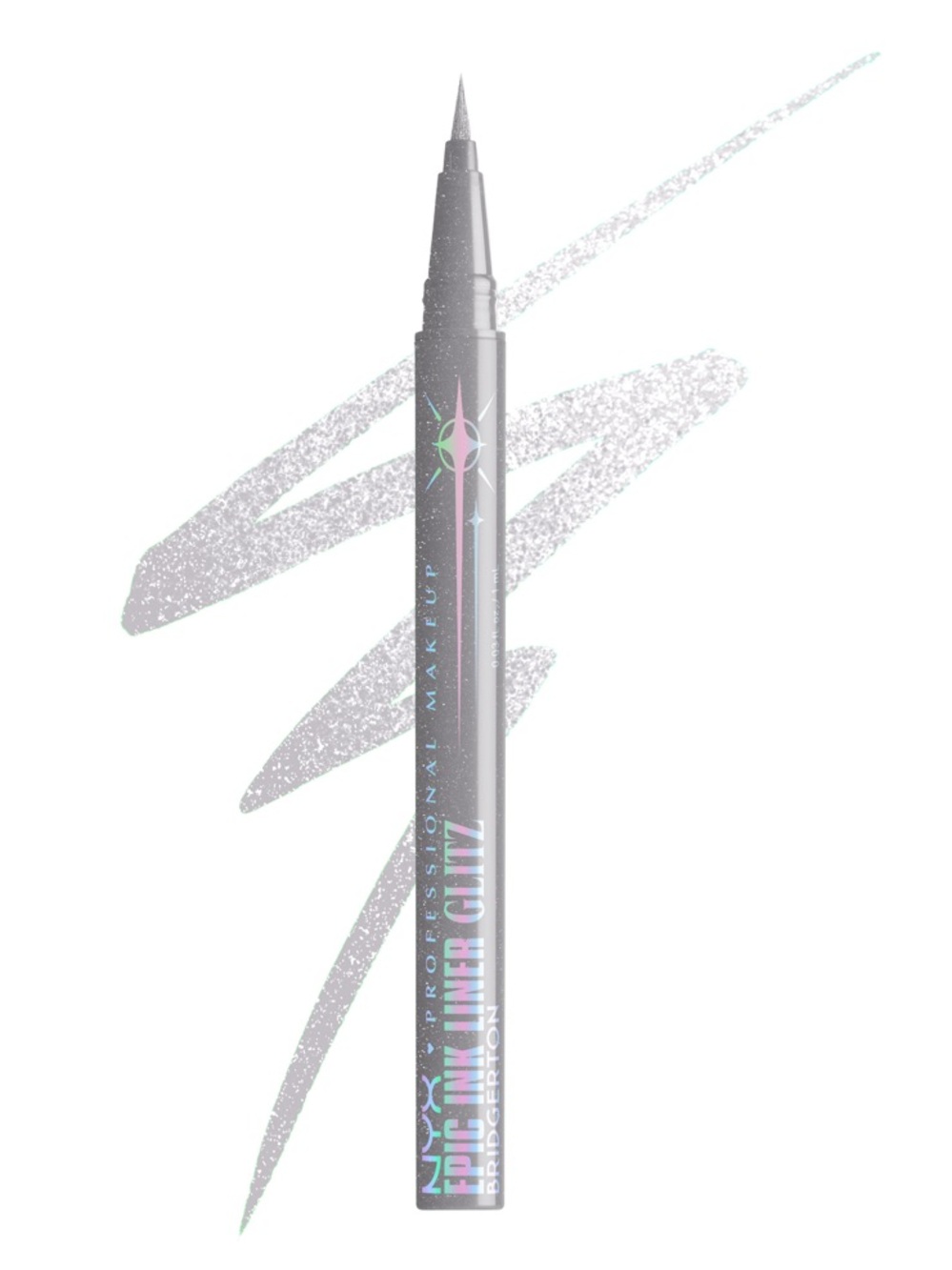 NYX BRIDGERTON ROYAL EPIC INK LINER GLITZ in Glitzed in Silver 1ml BRAND NEW